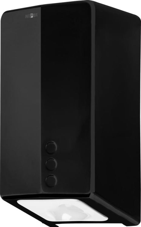 Elektryczna suszarka do rąk, bezdotykowa 220-240V, 800W, 164x327x151 mm,  czujnik laserowy, czarny
