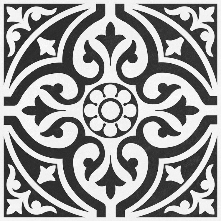 HIDRAULICO dpłytki podłogowe Ronda Black 45x45 (bal=1,62m2)