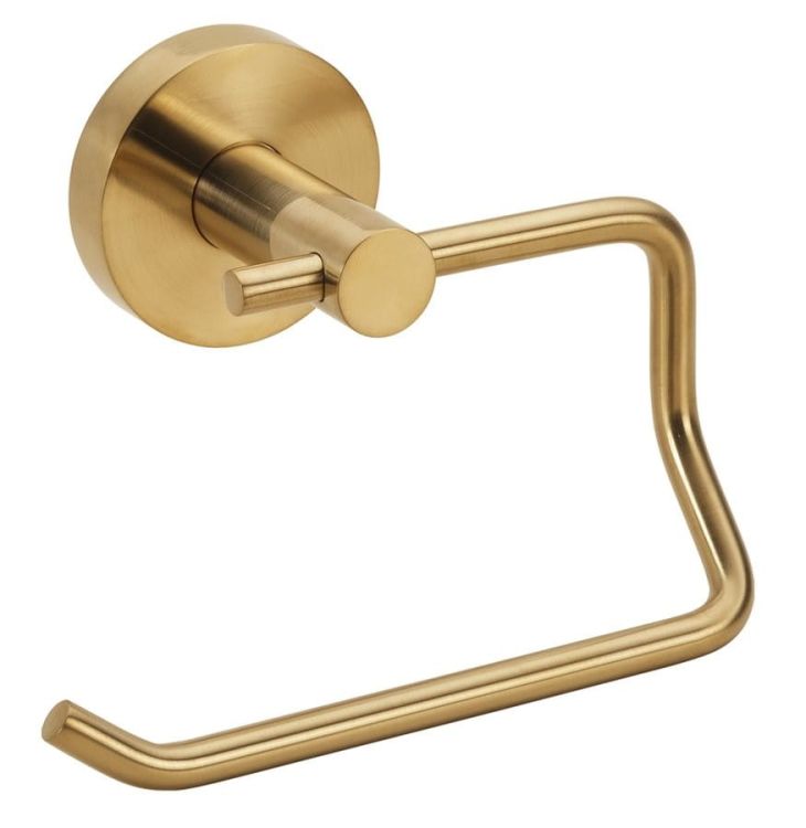 X-ROUND GOLD wieszak na papier toaletowy, złoty