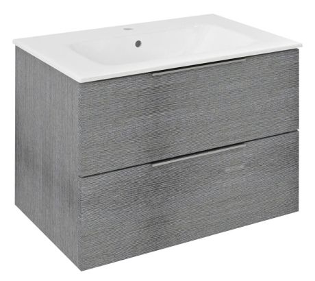 Przejdź do produktu CIRASA szafka pod umywalkę 69,8x52x46cm, dąb srebrny