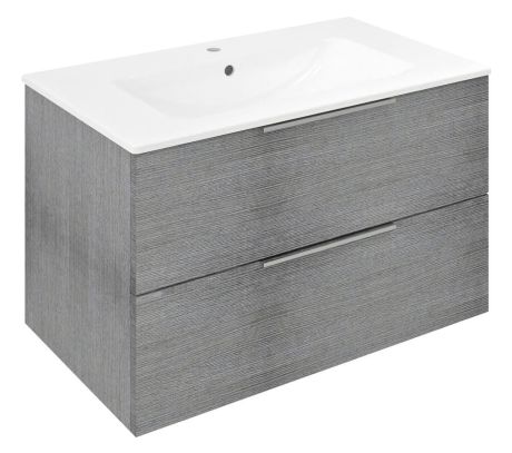 Przejdź do produktu CIRASA szafka pod umywalkę 79,8x52x46cm, dąb srebrny