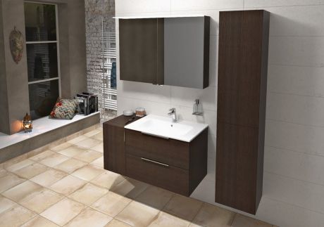 Przejdź do produktu CIRASA szafka wisząca dolna 30x52x46cm, prawa/lewa, sosna rustykalna