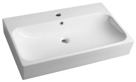 Przejdź do produktu TORIDI umywalka ceramiczna 76x46,5cm, biały