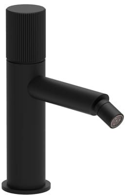 Przejdź do produktu Czarna bateria bidetowa stojąca 19 cm z korkiem klik-klak Paffoni Jo JO131KNO