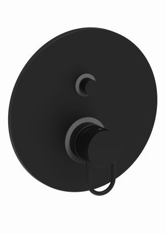 Przejdź do produktu Czarny zestaw natryskowy podtynkowy z wylewką, baterią 2-drożną podtynkową i słuchawką prysznicową Paffoni Jo-Joker JO015ZWWNO