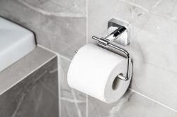 INSIA držák toaletního papíru bez krytu, chrom