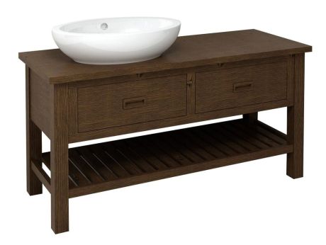 Przejdź do produktu BRAND szafka pod umywalkę 130x73x50cm, świerk bejcowany