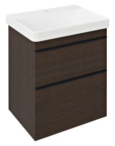 SITIA szafka umywalkowa 56,4x70x43,4cm, 2 szuflady, sosna rustykalna