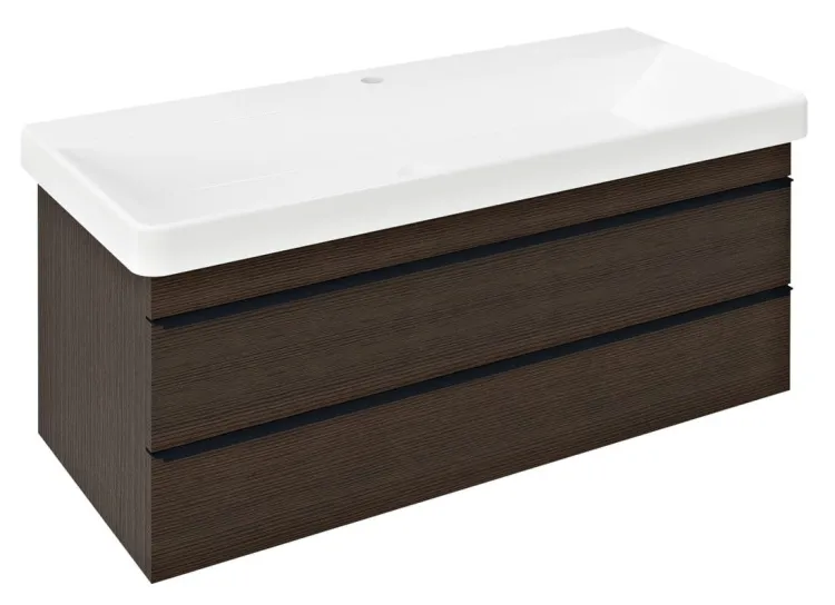 SITIA szafka umywalkowa 101,4x43,2x43,4cm, 2 szuflady, sosna rustykalna