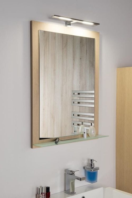 NIROX lustro w ramie 1000x600x28 mm, biały mat
