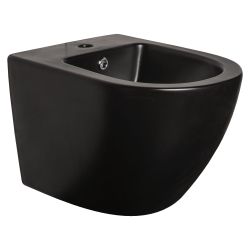 Bidet podwieszany 36x49 cm Kerra Delos BLM BID czarny półmat