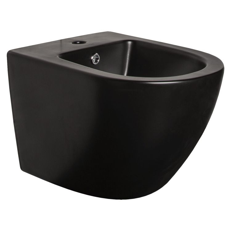 Bidet podwieszany 36x49 cm Kerra Delos BLM BID czarny półmat