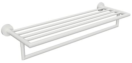 Przejdź do produktu X-ROUND WHITE półka na ręczniki z relingiem 500mm, biały mat