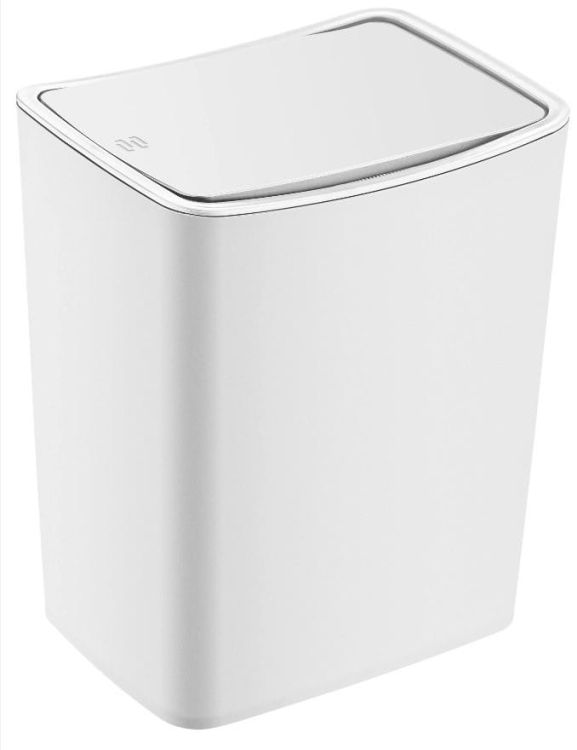 TOUCH kosz na śmieci, 8.5l, biały