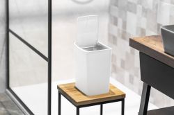 TOUCH kosz na śmieci, 8.5l, biały