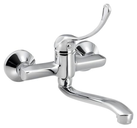 Przejdź do produktu BARON bateria ścienna, rozstaw 150mm, dźwignia medyczna, chrom