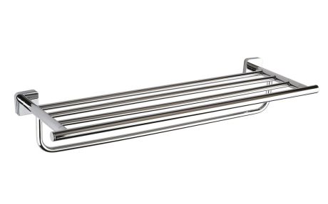 Przejdź do produktu INSIA półka na ręczniki z relingiem 600mm, chrom