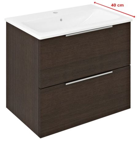 Przejdź do produktu CIRASA szafka pod umywalkę 58x54x39cm, sosna rustykalna