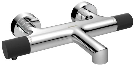 Przejdź do produktu SOLARIS bateria wannowa ścienna, chrom/czarny mat