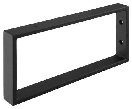 Przejdź do produktu Wspornik 350x150x40mm, stal malowana, czarny mat