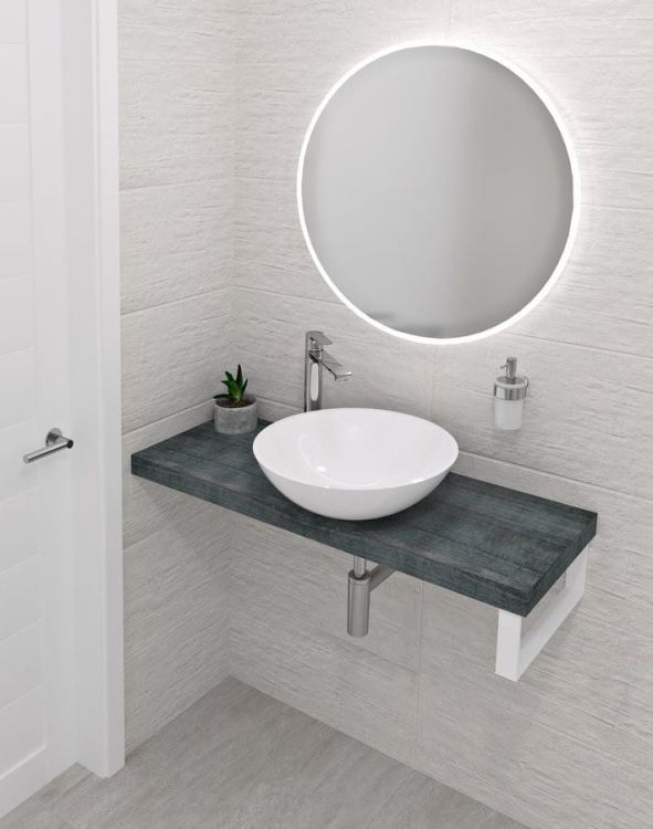 AVICE blat 170x36cm, Aquamarine