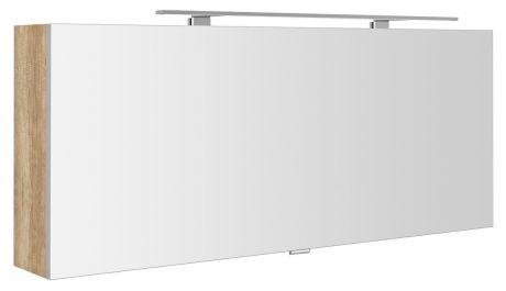 Przejdź do produktu CLOE szafka z lustrem, oświetlenie LED 120x50x18cm, dąb Alabama