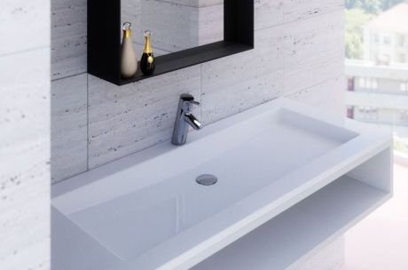 Przejdź do produktu Umywalka na zamówienie z materiałów Solid Surface z misą Lite SOL