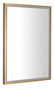 SORT lustro z oświetleniem LED 60x80cm, czujnik, folia przeciwmgielna, 3000-6500°K, sunset