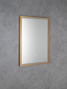 SORT lustro z oświetleniem LED 60x80cm, czujnik, folia przeciwmgielna, 3000-6500°K, sunset