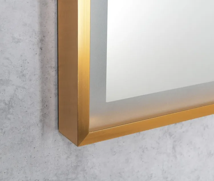 SORT lustro z oświetleniem LED 60x80cm, czujnik, folia przeciwmgielna, 3000-6500°K, sunset
