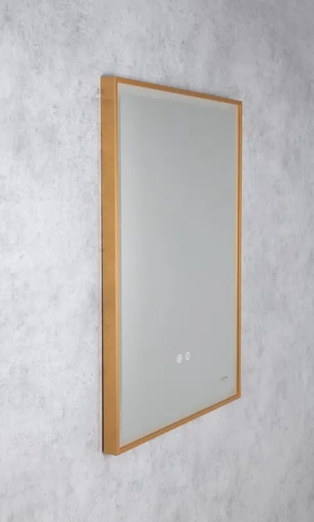 SORT lustro z oświetleniem LED 60x80cm, czujnik, folia przeciwmgielna, 3000-6500°K, sunset