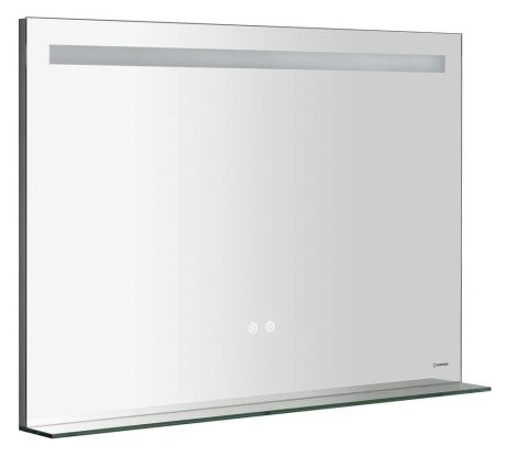 Przejdź do produktu BRETO lustro z oświetleniem LED i półką, 100x70cm, czujnik, folia anti-fog, 3000-6500°K