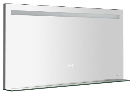 Przejdź do produktu BRETO lustro z oświetleniem LED i półką, 120x60cm, czujnik, folia anti-fog, 3000-6500°K