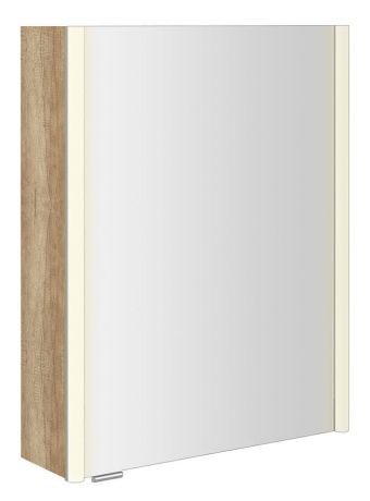 Przejdź do produktu ALIX szafka z lustrem, oświetlenie LED 56x70x17,5cm, lewa/prawa, dąb Alabama