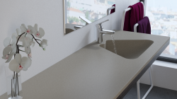 Umywalka na indywidualny wymiar z materiału Solid Surface z misą Delta SOL