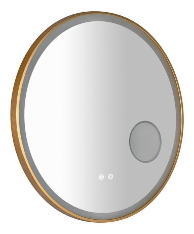 Przejdź do produktu TARAN lustro okrągłe z oświetleniem LED, ø 70cm, lustro kosmiczne, czujnik, folia anti-fog, 3000-6500°K, sunset