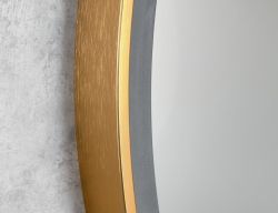 TARAN lustro okrągłe z oświetleniem LED, ø 80cm, lustro kosmiczne, czujnik, folia przeciwmgielna, 3000-6500°K, sunset