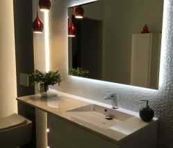 Umywalka na dowolny wymiar z Corianu z misą Slash SOL