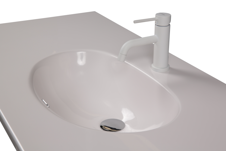 Umywalka na indywidualny wymiar z Corianu z misą Loop SOL