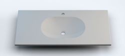 Umywalka na indywidualny wymiar z Corianu z misą Loop SOL