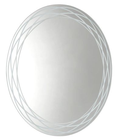 Przejdź do produktu RINGO okrągłe lustro podświetlane LED ze wzorem, ø 80cm, folia anti-fog, 2700°K