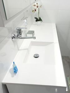 Umywalka na indywidualny wymiar z Corianu z misą Custom SOL