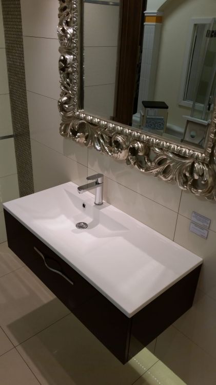 Umywalka na zamówienie, na specjalny wymiar, z Corianu z misą Connect SOL
