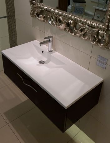 Przejdź do produktu Umywalka na zamówienie, na specjalny wymiar, z Corianu z misą Connect SOL