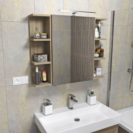 Przejdź do produktu RIWA regał 20x70x15cm, lewa/prawa, dąb Alabama