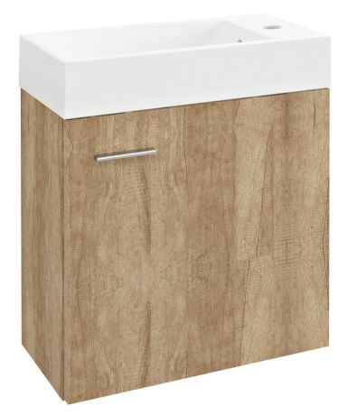 Przejdź do produktu LATUS IV szafka umywalkowa 49,5x50x24,5 cm, dąb Alabama
