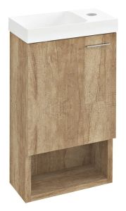 LATUS XI szafka pod umywalkę 30x53x16,5cm, dąb Alabama
