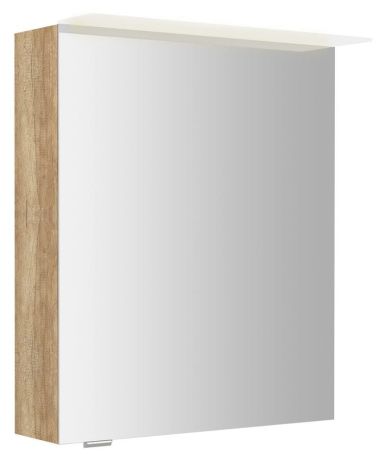 Przejdź do produktu LINEX szafka z lustrem, oświetlenie LED, 60x70x15cm, lewa/prawa, dąb Alabama