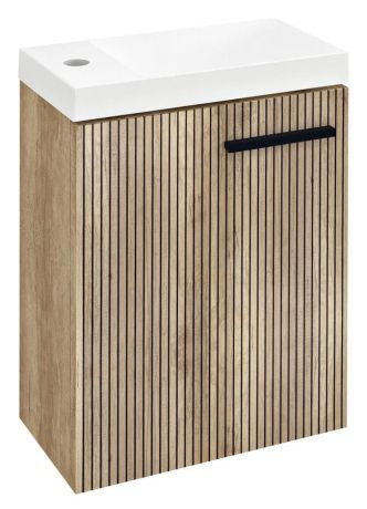 Przejdź do produktu LATUS X STRIP szafka umywalkowa 39,4x50x22cm, dąb alabama
