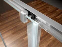 BORG kabina prysznicowa półokrągła 900x900x1950 mm, R550, szkło czyste